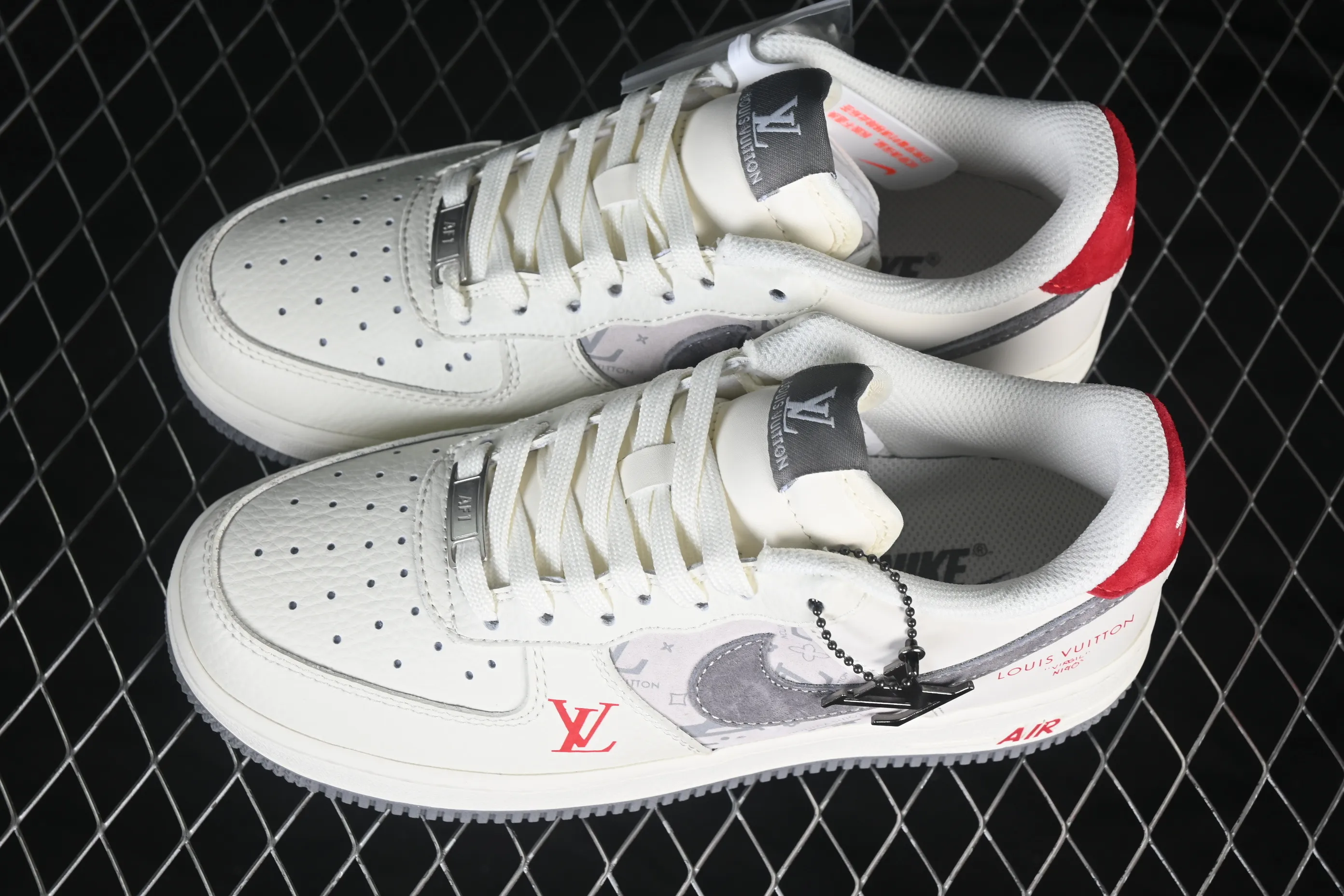 All Categories Nk Air Force 1 Air Force Series Nk Air Force 1 Low Air Force Low Nike Air Force 1'07 Low Beige Red Rhyme Air Force One Low Casual Shoes HS6188-134